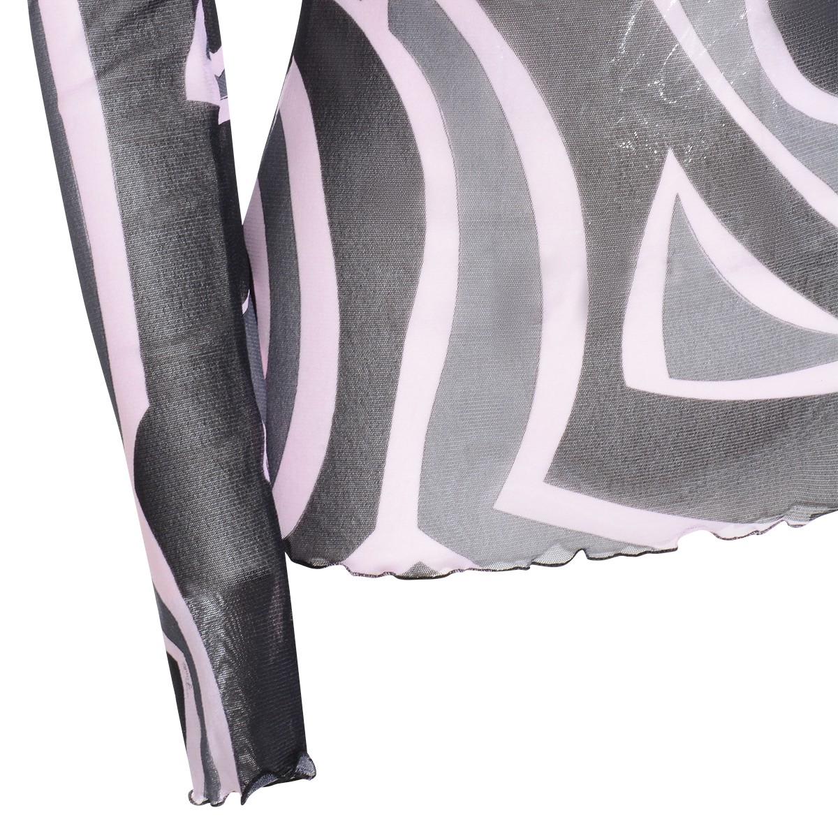 BLACK AND PINK T-SHIRT