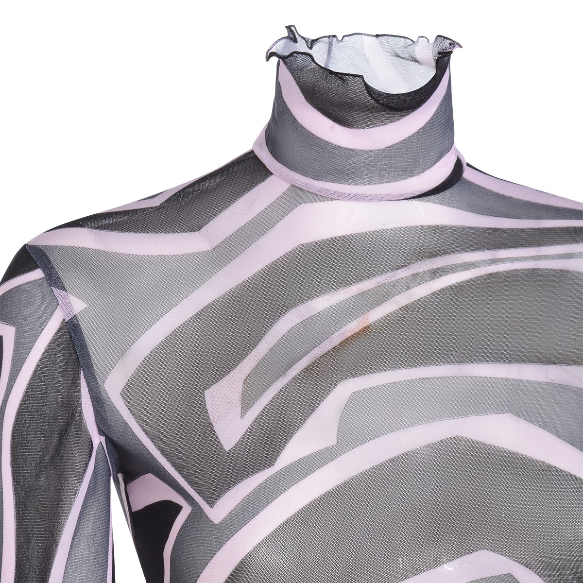 BLACK AND PINK T-SHIRT