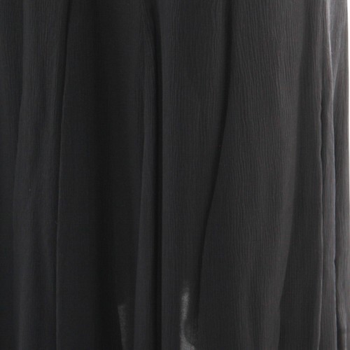 BLACK SILK SKIRT