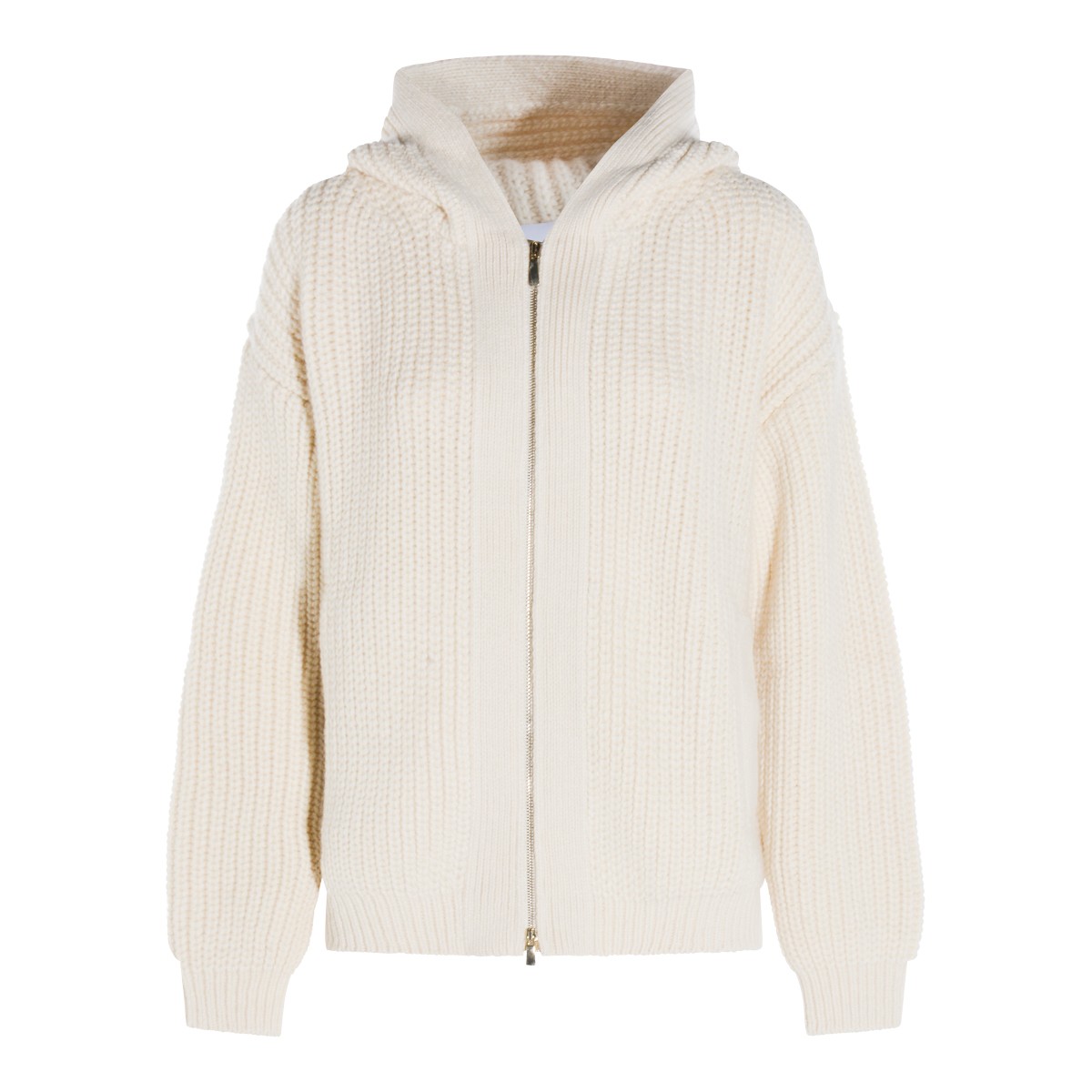 WHITE CASHMERE KNITWEAR