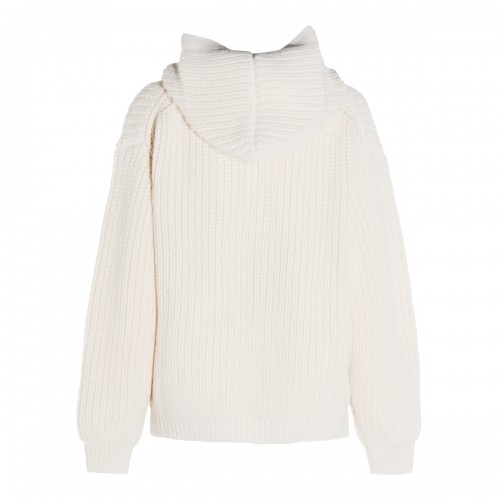 WHITE CASHMERE KNITWEAR
