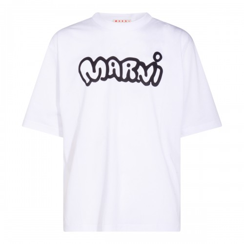 WHITE COTTON T-SHIRT