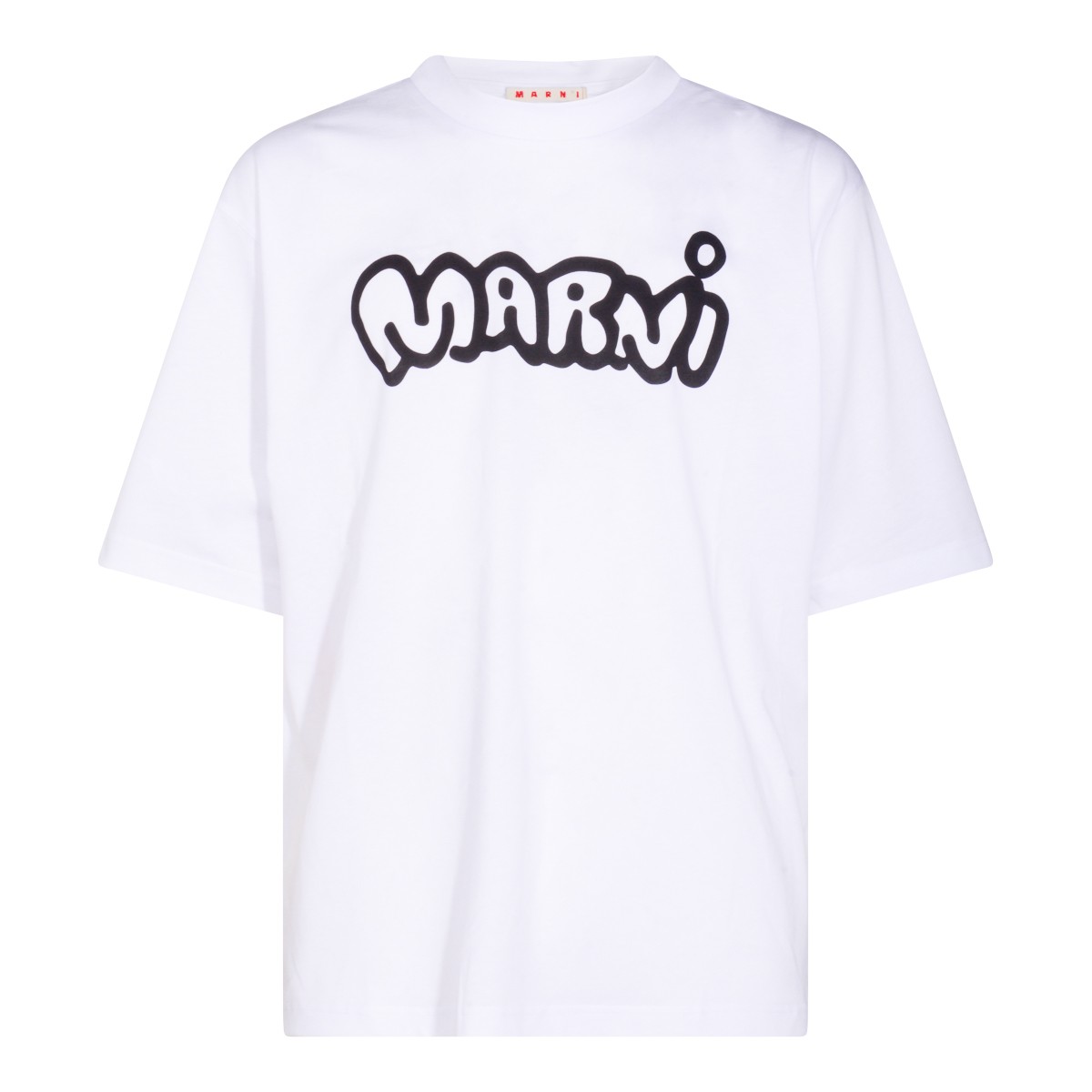 WHITE COTTON T-SHIRT