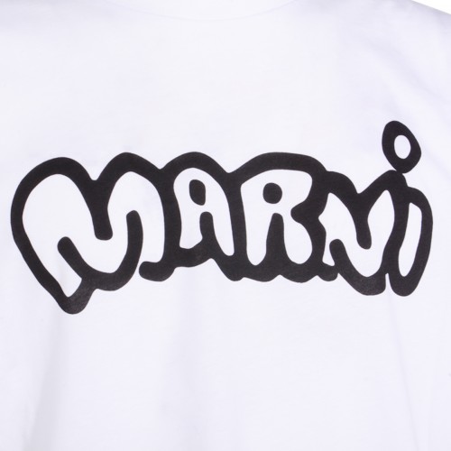 WHITE COTTON T-SHIRT