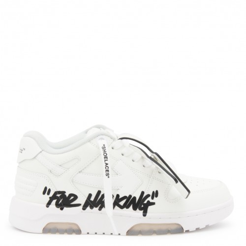 WHITE OUT OF OFFICE SNEAKERS