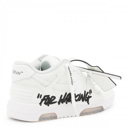 WHITE OUT OF OFFICE SNEAKERS