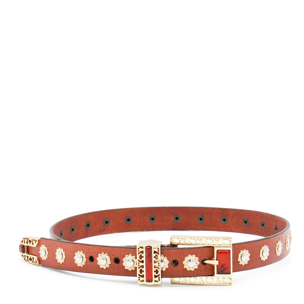 BROWN LEATHER BELT