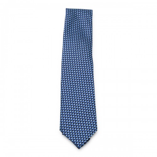 NAVY SILK TIE