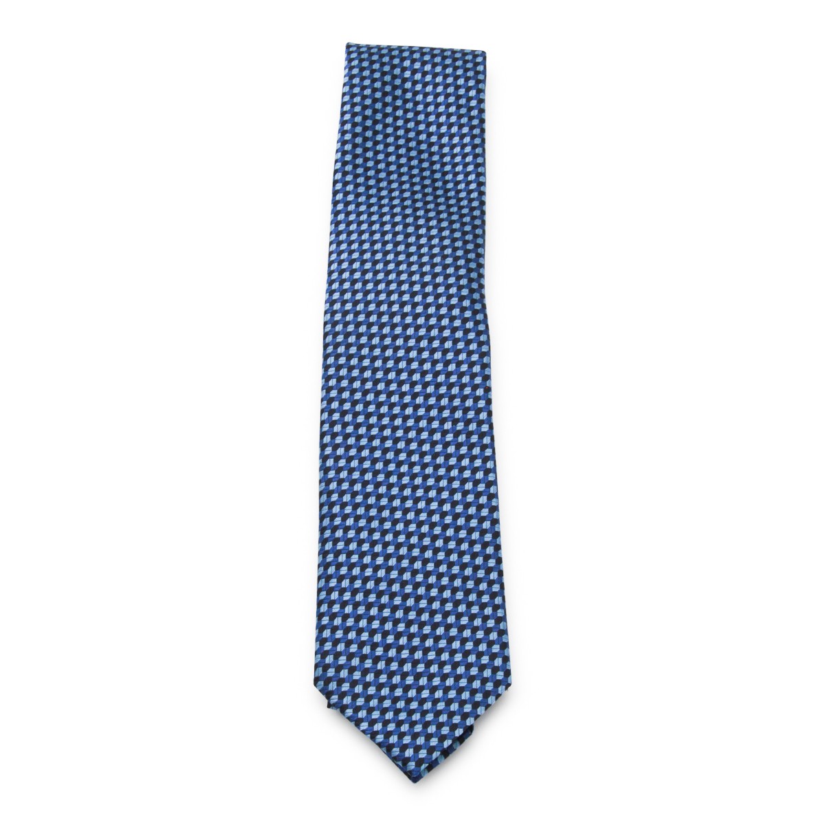 NAVY SILK TIE
