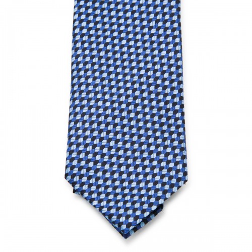 NAVY SILK TIE 2