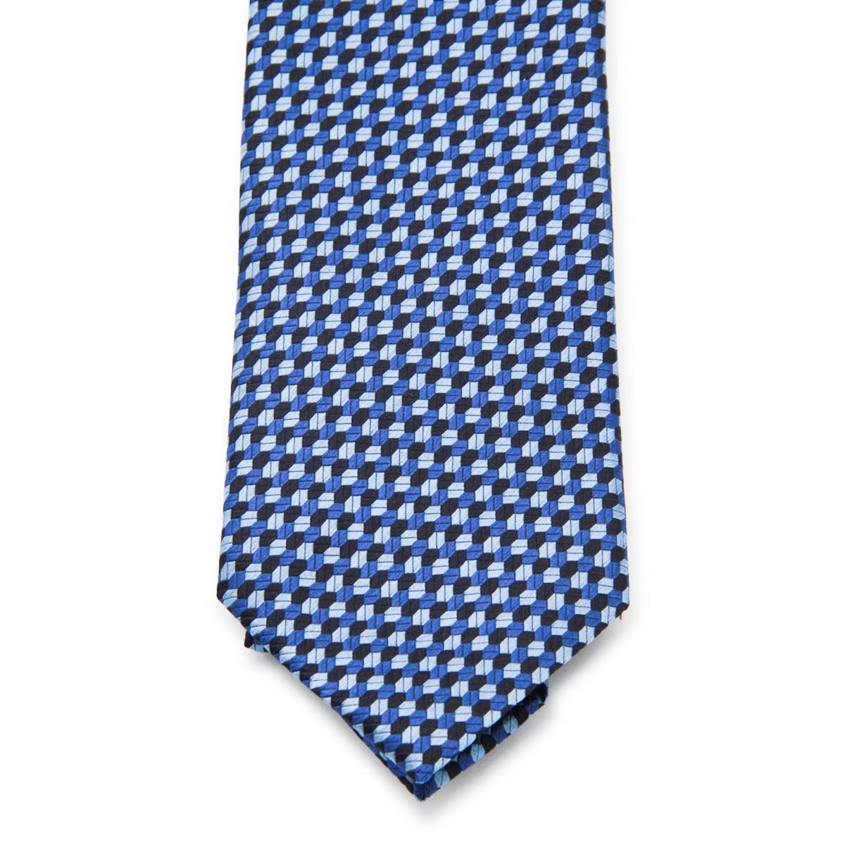 NAVY SILK TIE