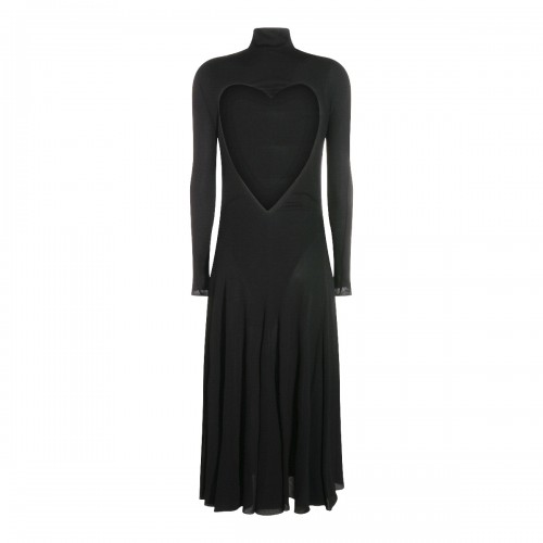 BLACK VISCOSE DRESS 2