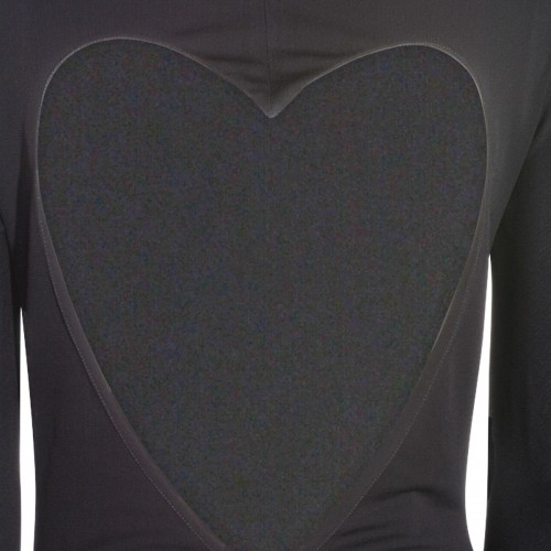 BLACK VISCOSE DRESS