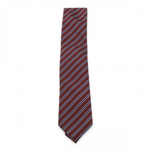 BURGUNDY SILK TIE