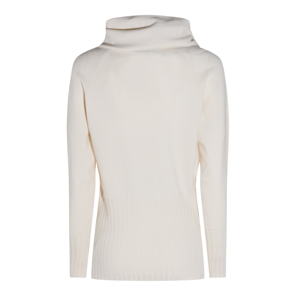 WHITE CASHMERE KNITWEAR