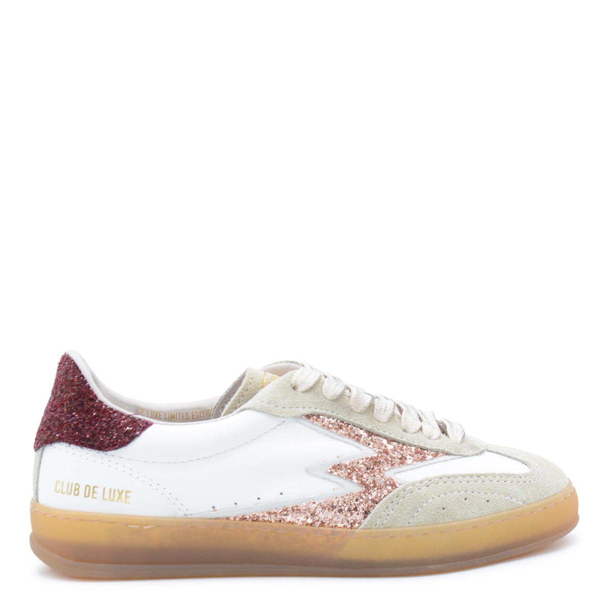 WHITE AND RED SNEAKERS