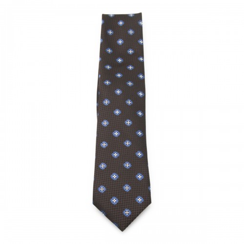 BROWN SILK TIE
