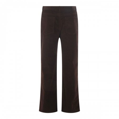 BROWN COTTON PANTS