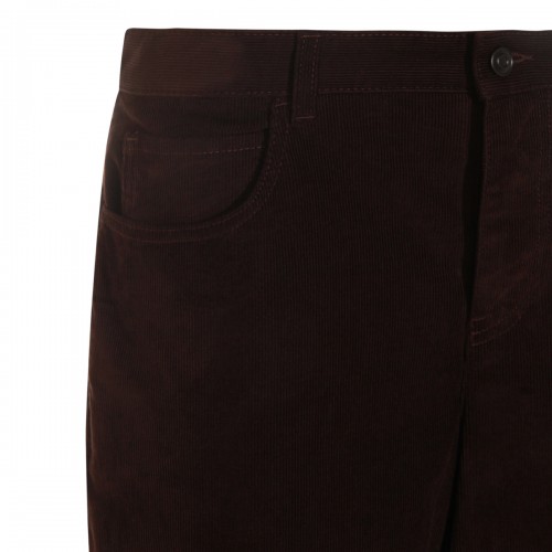 BROWN COTTON PANTS