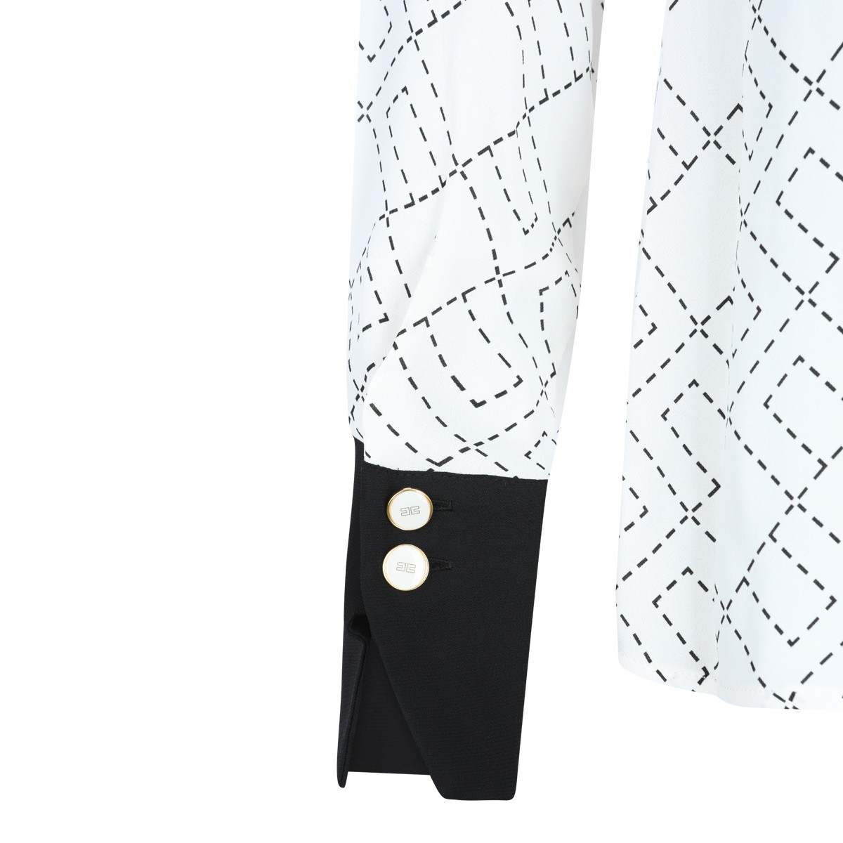 WHITE AND BLACK SHIRT