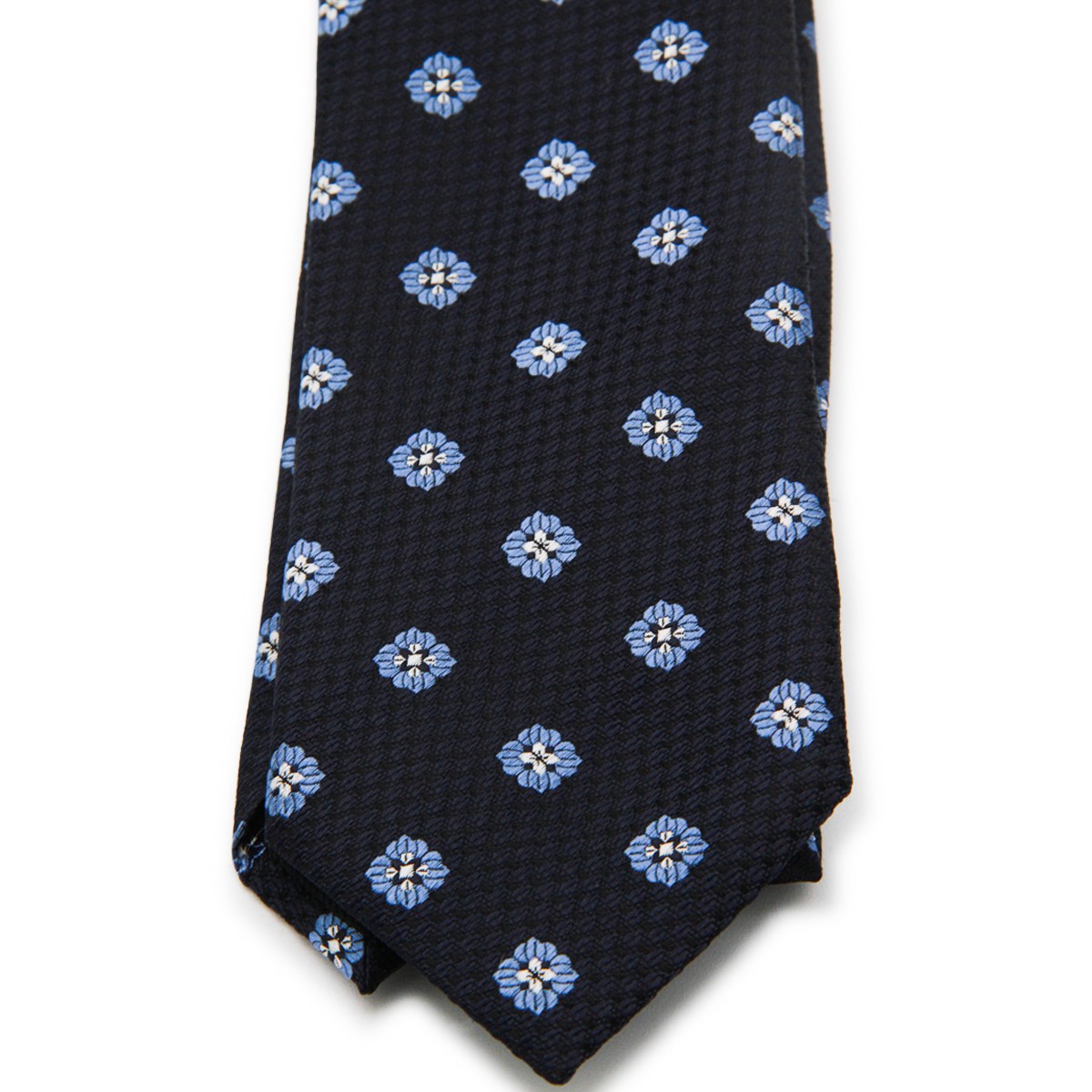 NAVY SILK TIE