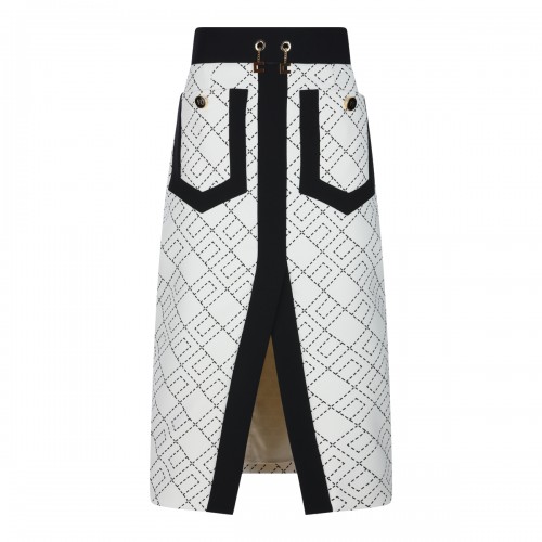 BLACK AND WHITE SKIRT