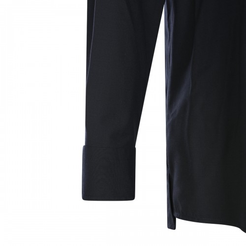 BLACK WOOL SHIRT
