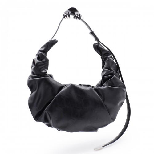 BLACK GRAB-D HOBO L SHOULDER BAG