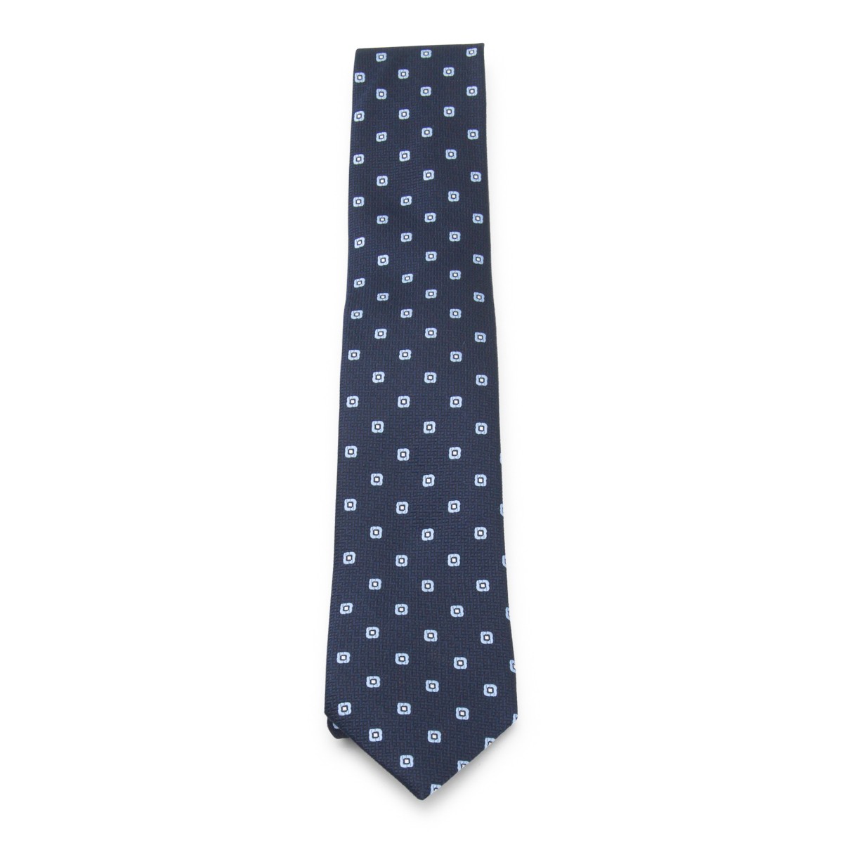 NAVY SILK TIE