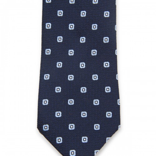 NAVY SILK TIE 2