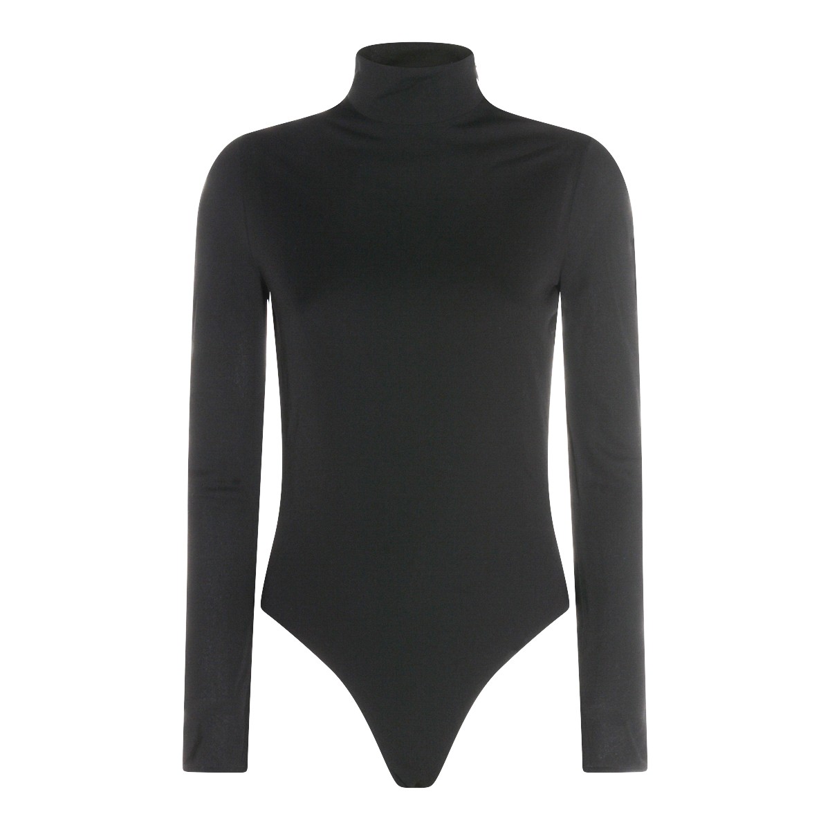 BLACK VISCOSE BODYSUIT