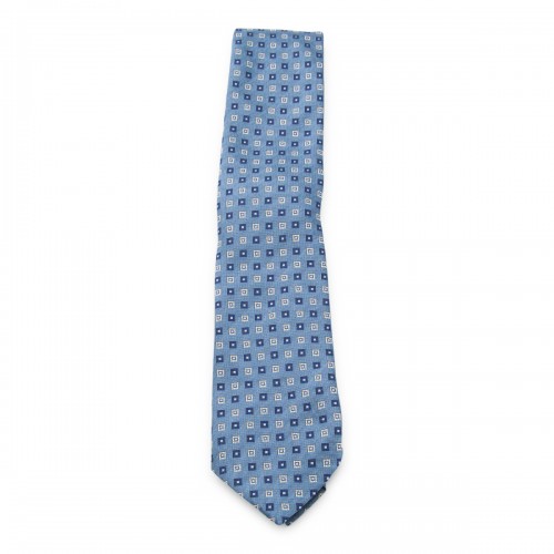 LIGHT BLUE SILK TIE