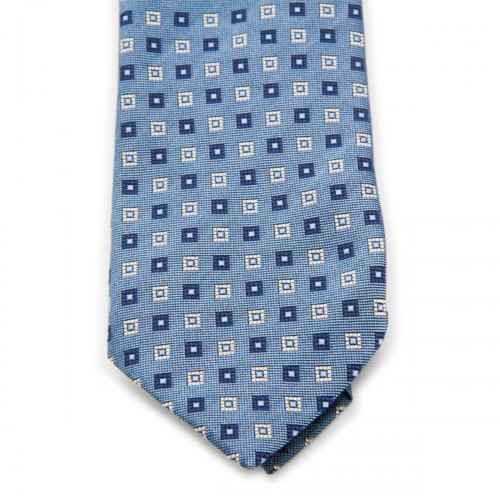 LIGHT BLUE SILK TIE 2
