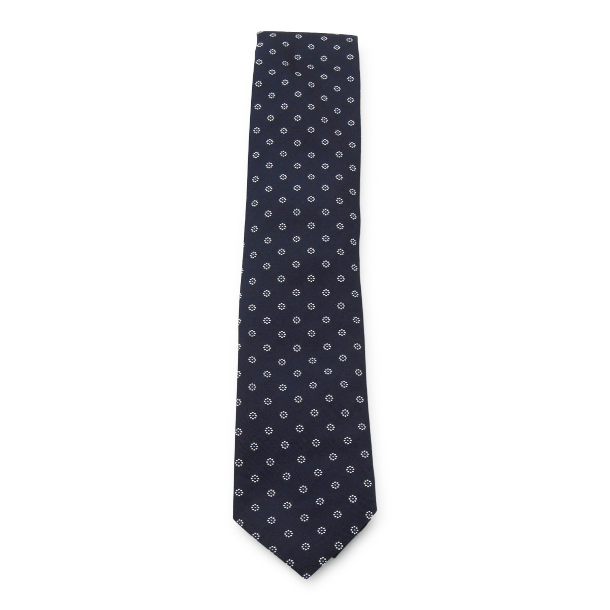 NAVY SILK TIE