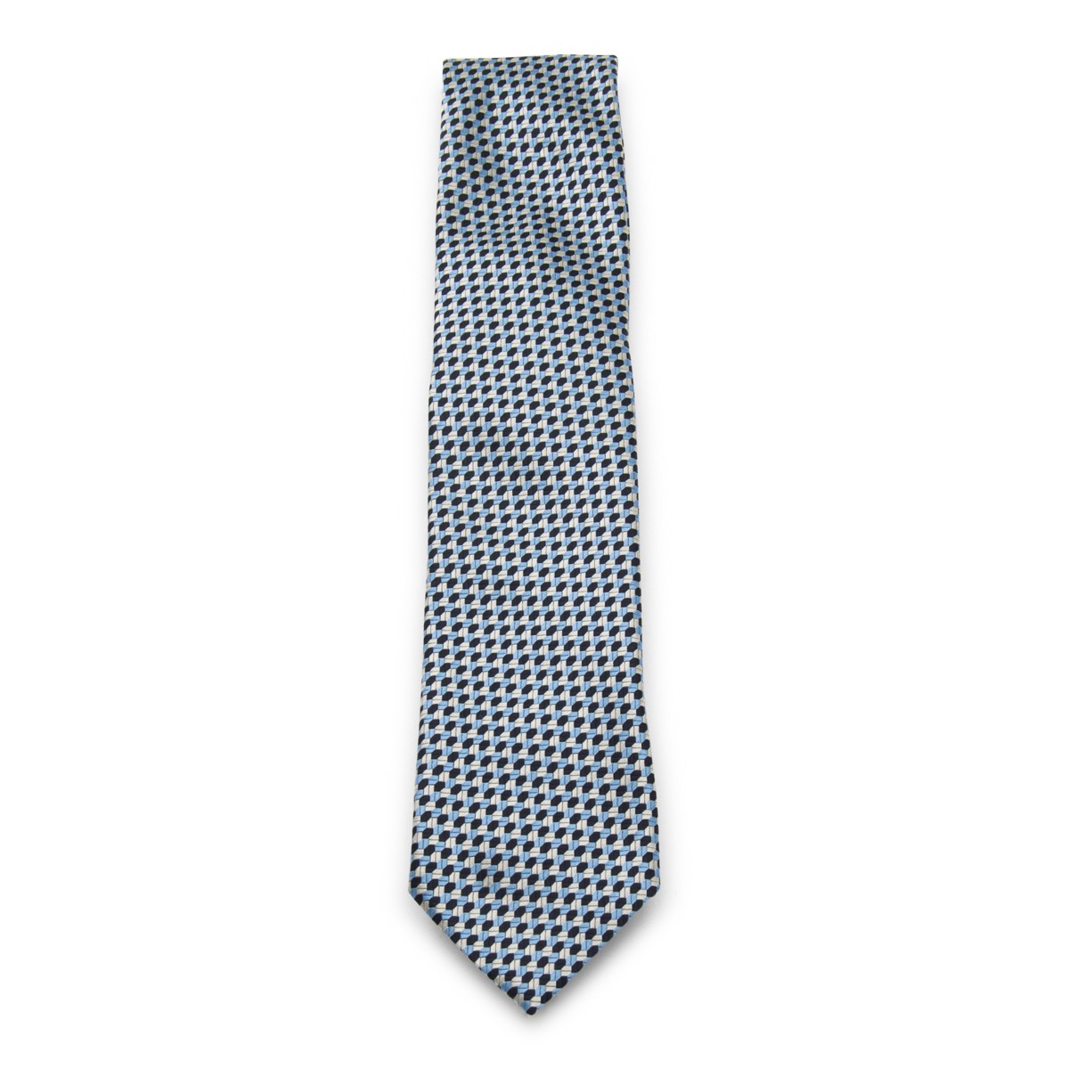 LIGHT BLUE SILK TIE