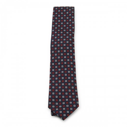 NAVY SILK TIE