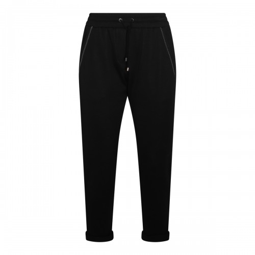 BLACK COTTON PANTS
