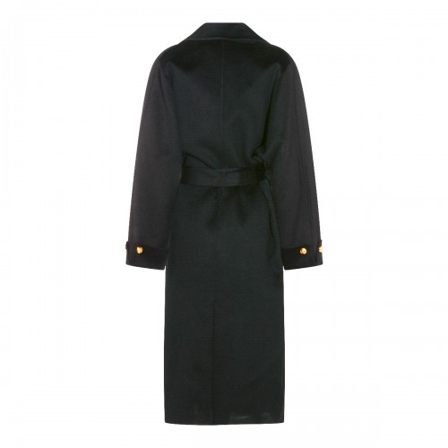 BLACK WOOL COAT