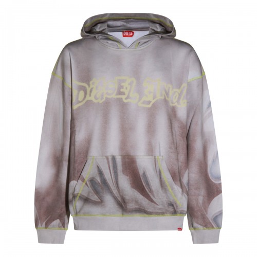 LIGHT GREY COTTON SWEATSHIRT