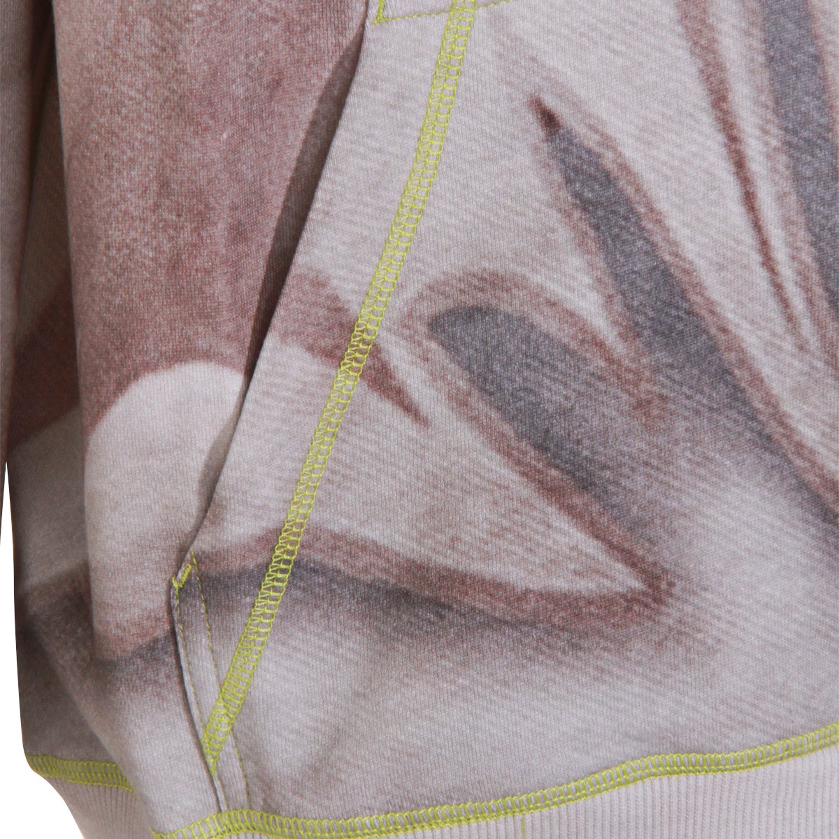 LIGHT GREY COTTON SWEATSHIRT