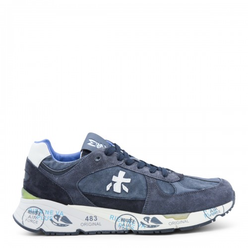 BLUE LEATHER MASE SNEAKERS