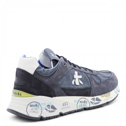 BLUE LEATHER MASE SNEAKERS