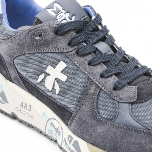 BLUE LEATHER MASE SNEAKERS