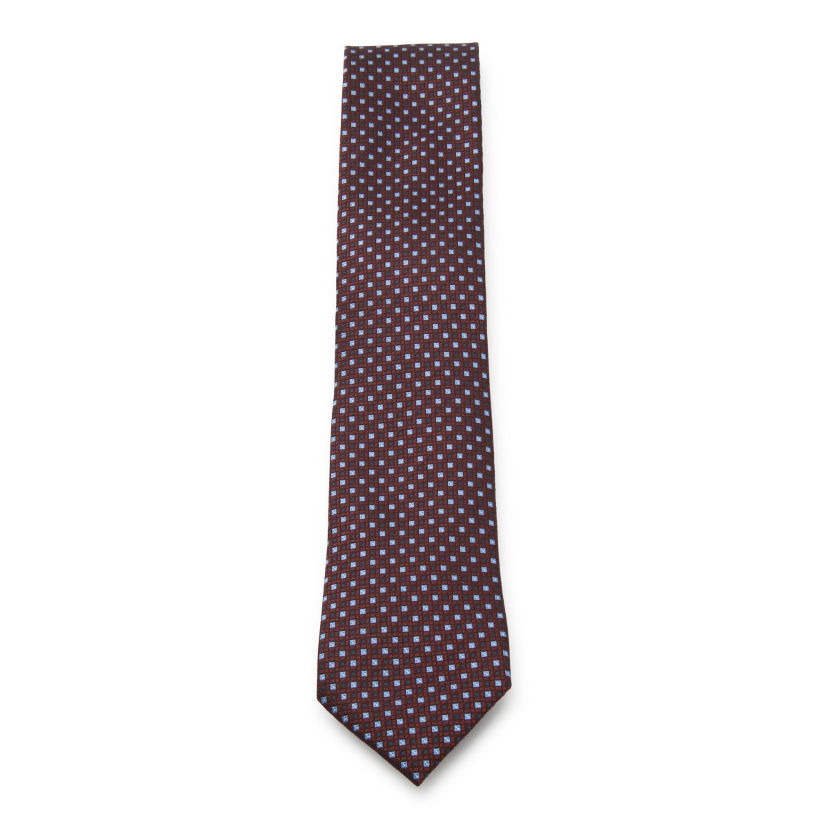 BURGUNDY SILK TIE