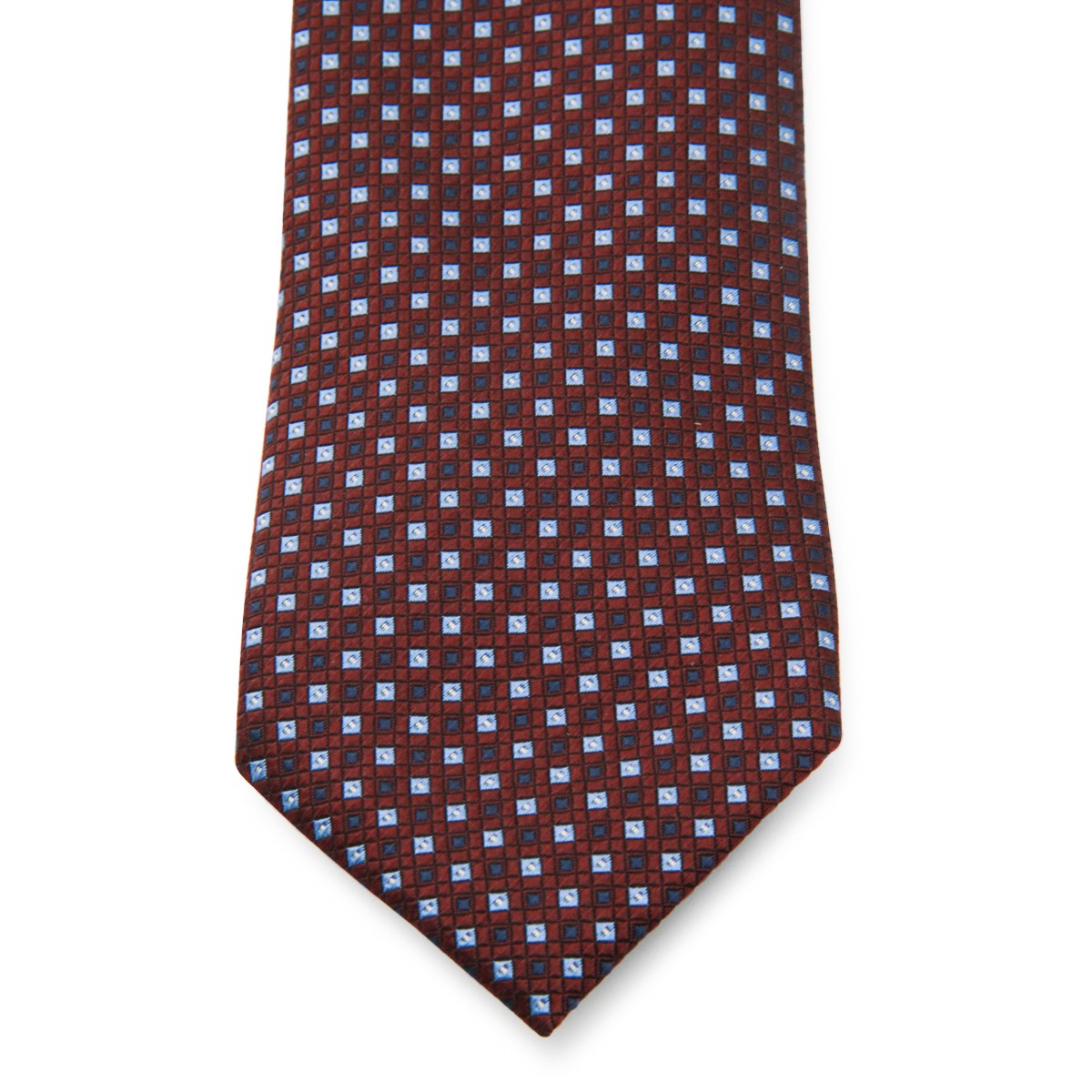 BURGUNDY SILK TIE