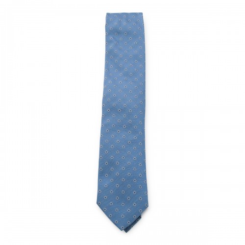 LIGHT BLUE SILK TIE