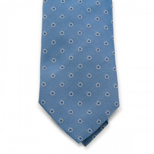 LIGHT BLUE SILK TIE