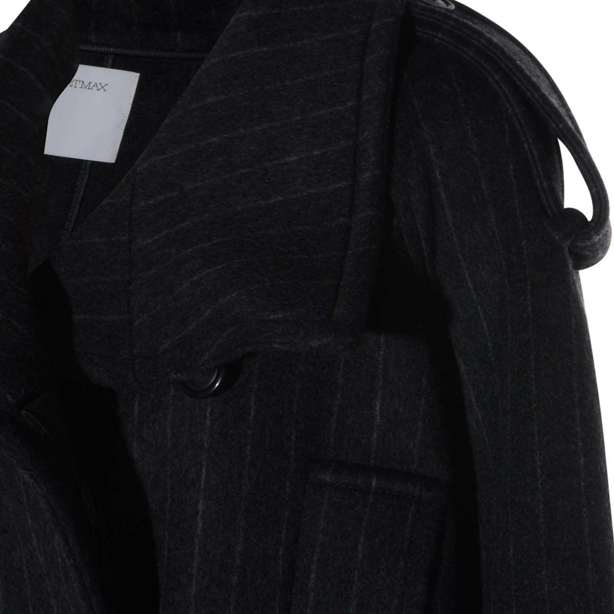 BLACK WOOL AROLD1234 COAT