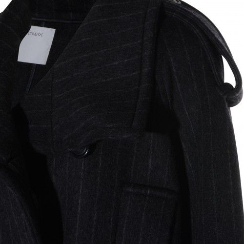 BLACK WOOL AROLD1234 COAT