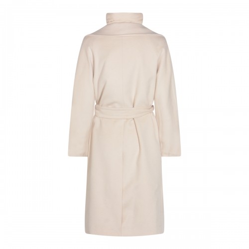 CREAM WOOL DOWN JACKET